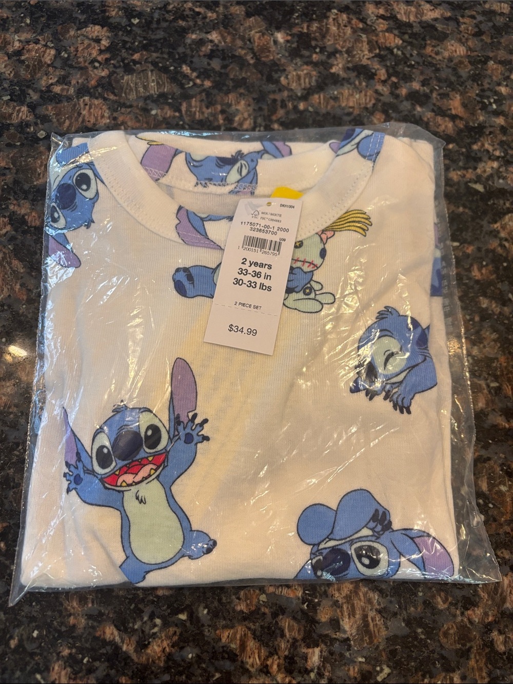 Disney Baby GAP Stitch pjs